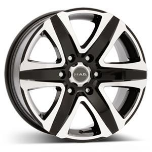 Диски MAK Stone 6 Black Mirror 8x18 6/130 ET53 CB84,1 R14