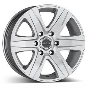 Диски Alcar Standard MAK Stone 6 Silver 8x18